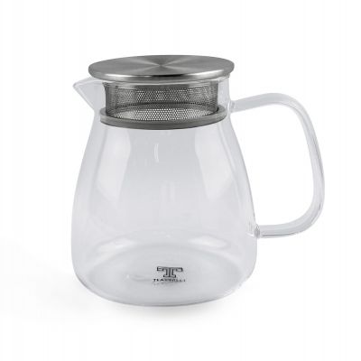 baseren bouw subtiel Teastreet theepot glas met rvs filter in deksel