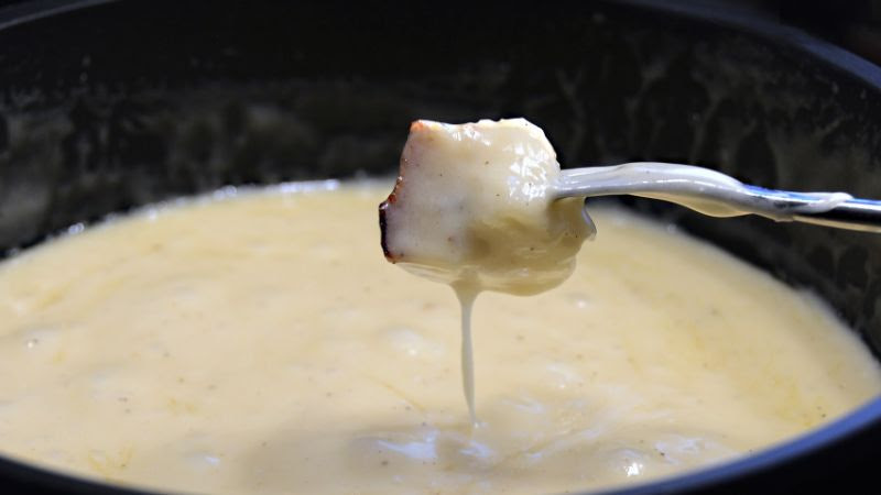 Kaasfondue recept op basis van thee 